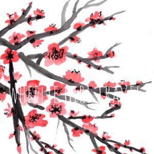 plum blossoms